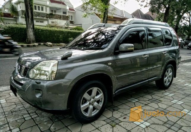  Nissan  X trail  2 5 XT Thn 2008 Warna Abu Abu Tua Metalik 