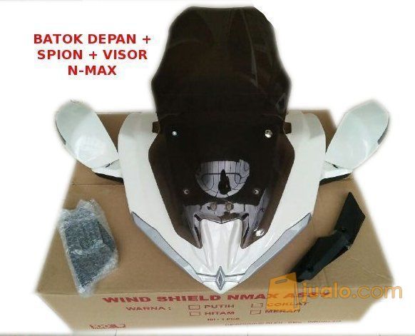 Windshield Nmax Assy Tameng Plus Visor Plus Spion Lipat