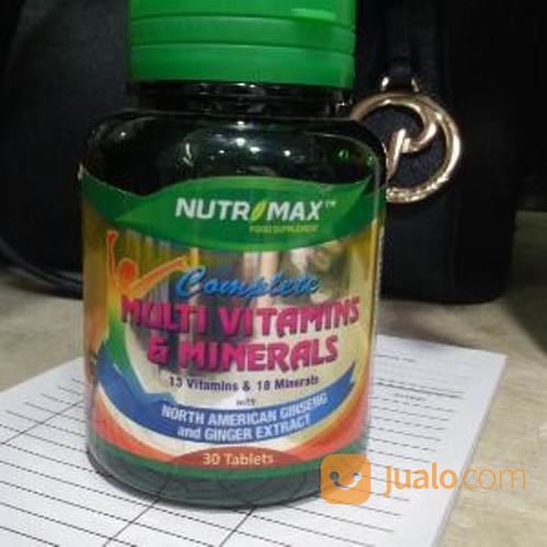 Nutrimax Complete Multi Vitamins Mineral 30s Multivitamin Meningkatkan Daya Tahan Tubuh Stamina