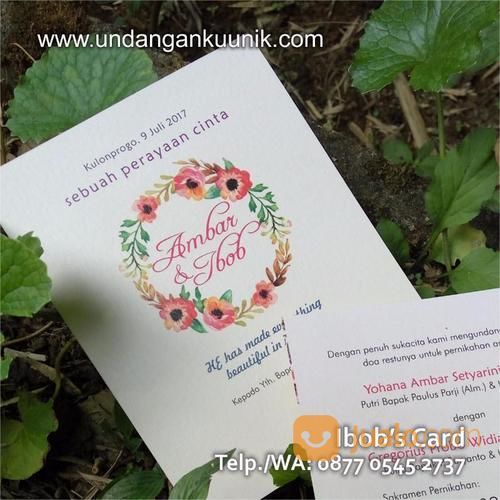 Undangan Nikah Unik Softcover Fullcolour