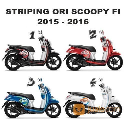  Variasi  Stiker Motor  Scoopy  Cutting Sticker