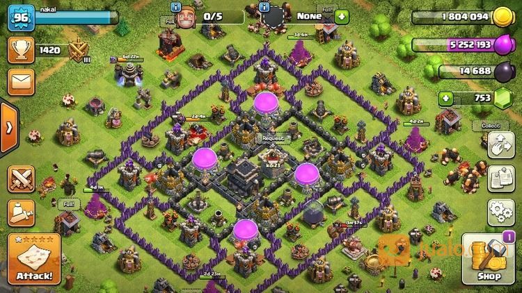 Akun Coc Th9 Oke