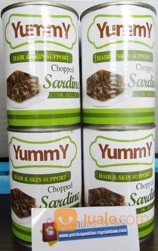 Yummy Sardine Hair Skin Support Cat Food Makanan Kucing