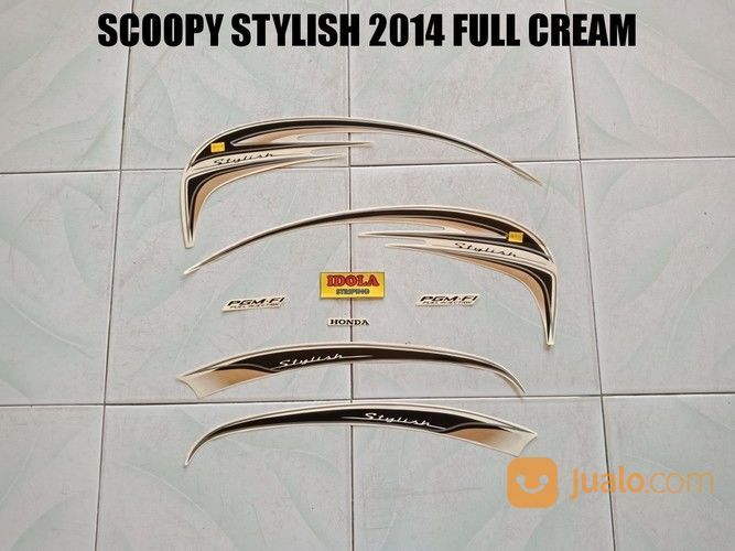 Striping Scoopy  Stylish  2014 Full Cream Jambi Jualo