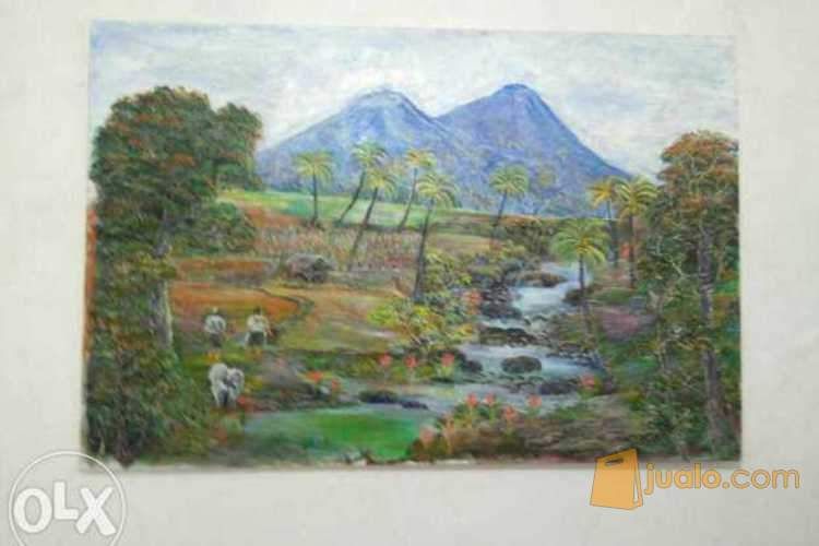 Lukisan Pemandangan Pegunungan Kab Tuban Jualo