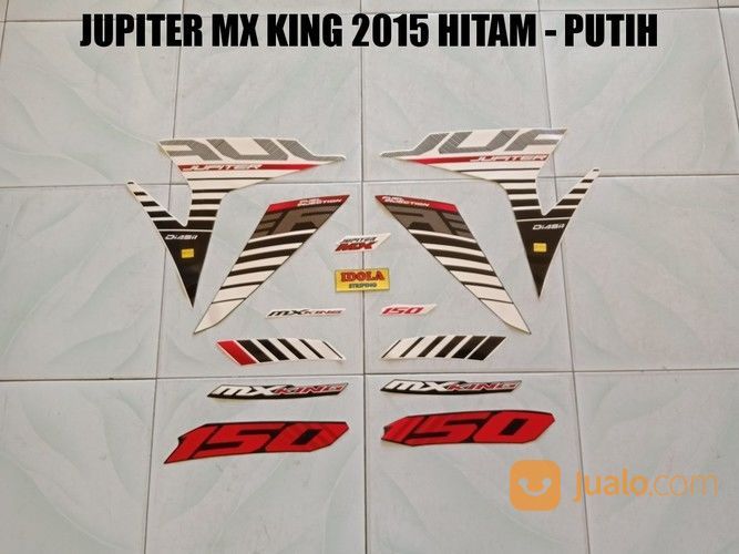 Striping Jupiter Mx King 2015 Hitam Putih Jambi Jualo