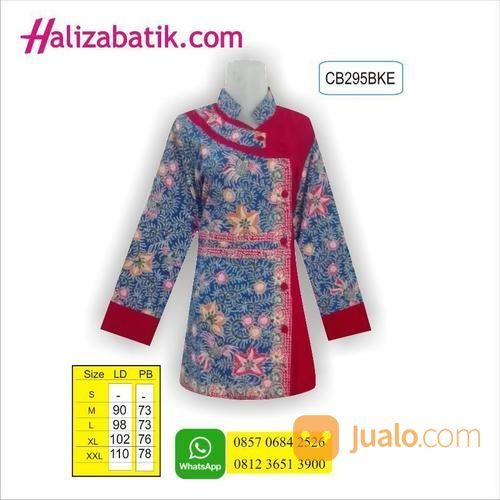  Blus  Batik  Busana Batik  Modern Model  Baju Kerja Wanita 