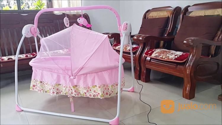 Babyelle Cradle Swing Music Automatic Ranjang Getar Tempat Tidur Bayi