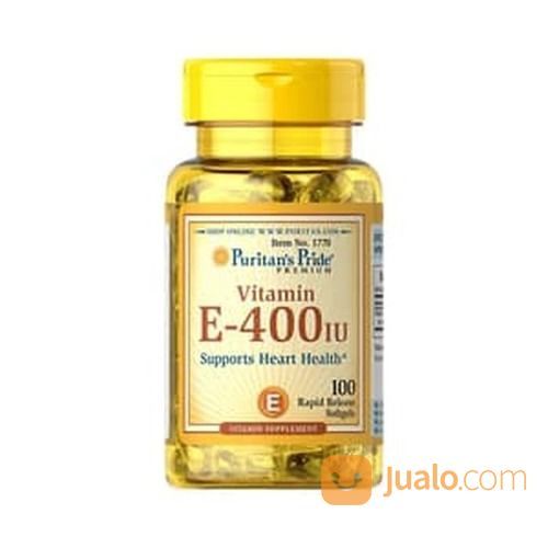 Puritans Pride Vitamin E 400 Iu 100 Softgels Antioksidan Tinggi