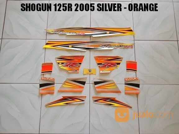 Striping Shogun 125r 2005 Silver Orange Jambi Jualo