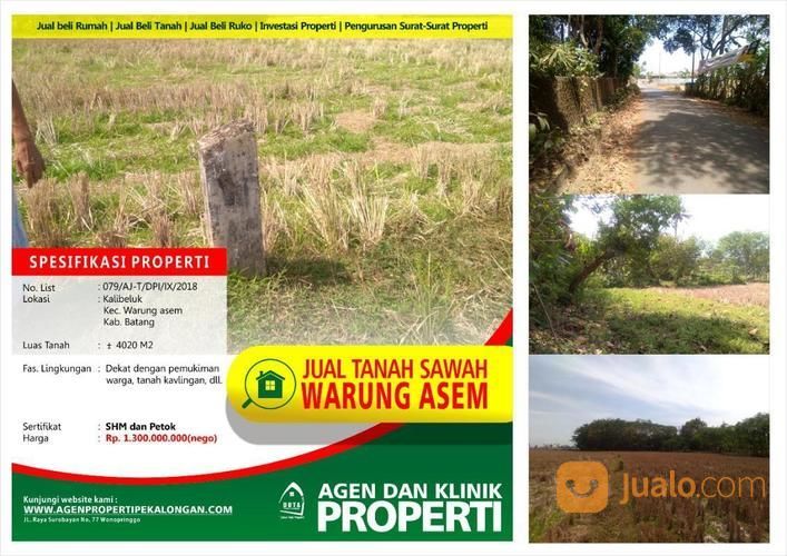 Tanah Sawah Warung Asem Kab Pekalongan Jualo