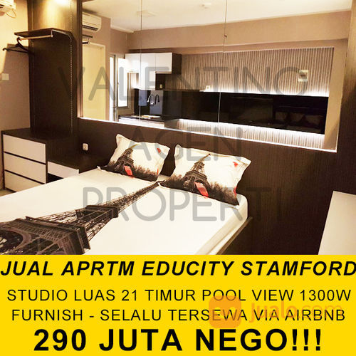 Murah Pol Apartemen Educity Furnish Ciamik Surabaya Jualo