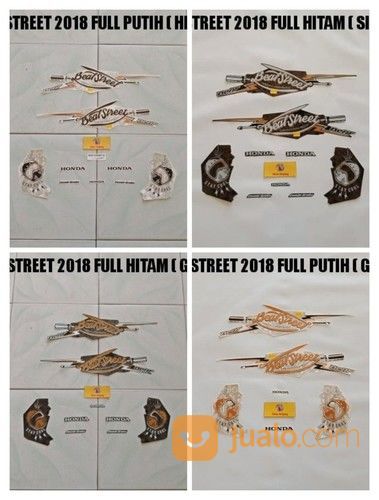 Striping Beat Street 2018 Full Putih Hitam Jambi Jualo