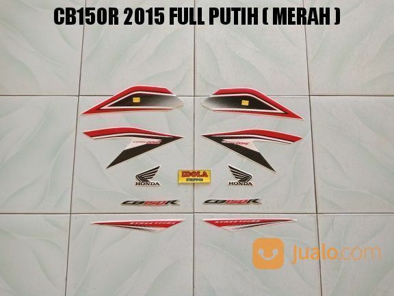 Striping Cb150r 2015 Full Putih Merah Jambi Jualo