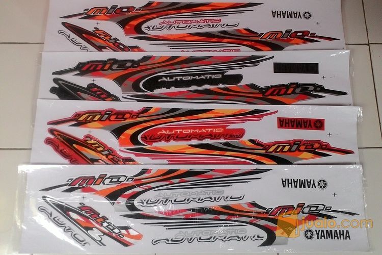 Stiker Striping Motor Mio Sporty Pelangi Bogor Jualo