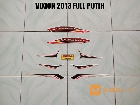 Striping Vixion 2013 Full Putih Jambi Jualo