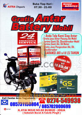 Beli Aki  Motor  Di  Shop  And Drive 