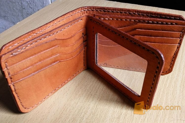  Dompet kulit handmade  2 trifold wallet leather wallet 