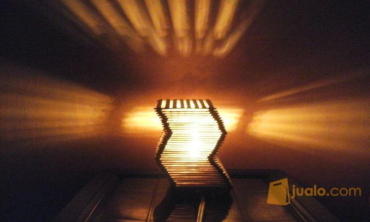 Lampu Tidur Minimalis Dari Stik Es Krim