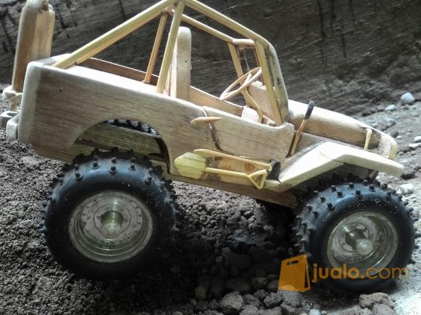  Miniatur  Mobil  Jeep  Dari  Kayu Arena Modifikasi