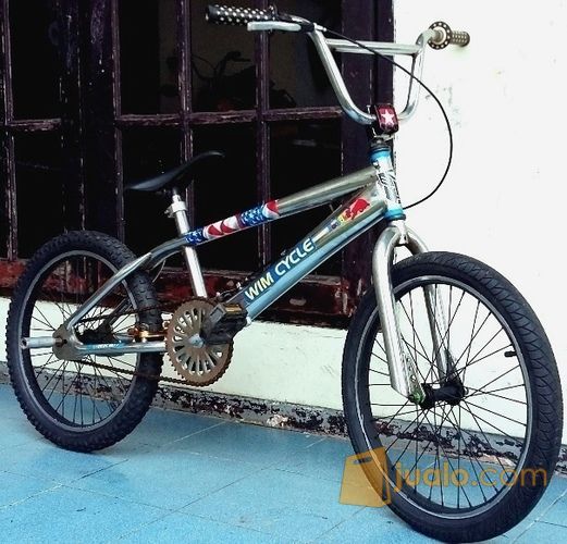  BMX  Keren  Stainless merek Wim Cycle size 20 Inch Jakarta 