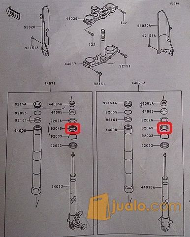 11alexandria Harga Seal Shock  Depan  Ninja Rr 150