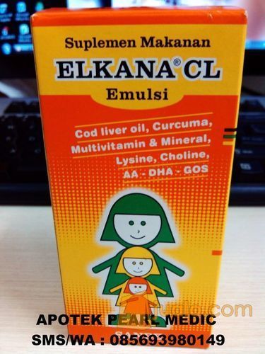 Elkana Cl Emulsion 60 Mlpenambah Nafsu Makan Multivitamin Anak