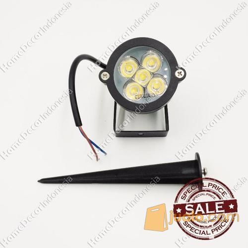  Lampu  Sorot Taman Spotlight Outdoor Indoor Tancap LED 5W 