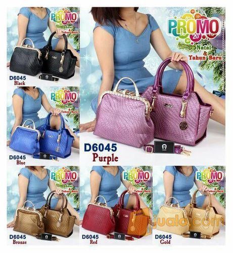 tas wanita aigner melinda emboss 2in1 | Batam | Jualo