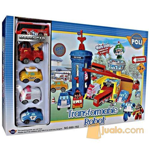 ROBOCAR POLI TRACK SERIES TYPE 2 - Mainan Anak - Mainan