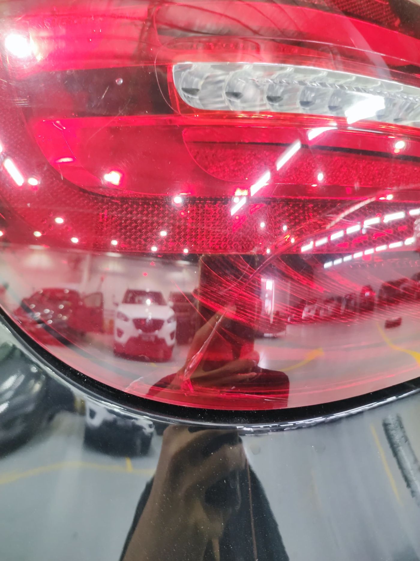 Rear End Exterior Lights (Left) - Reverse, Taillamp, Stop