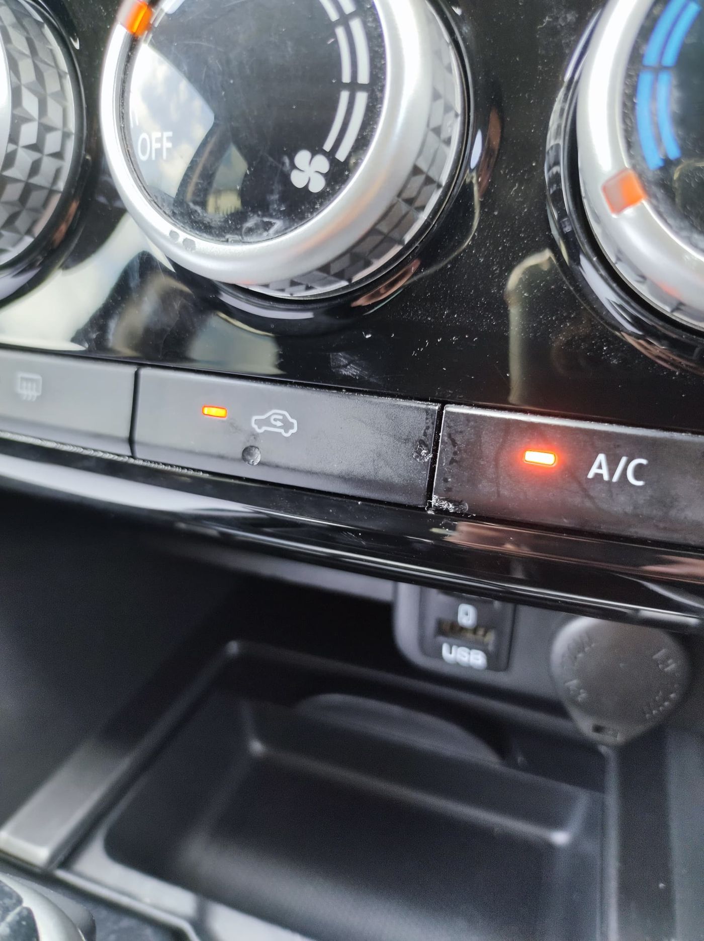 Air Conditioning Switch Panel