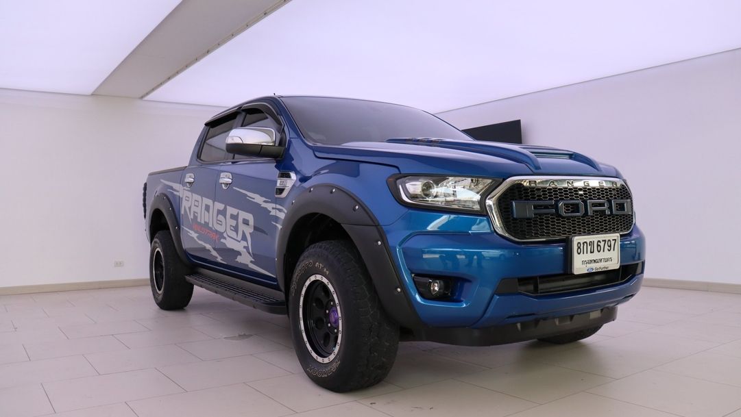 FORD RANGER 2.2 XLT DOUBLE CAB HI-RIDER 2018 น้ำเงิน