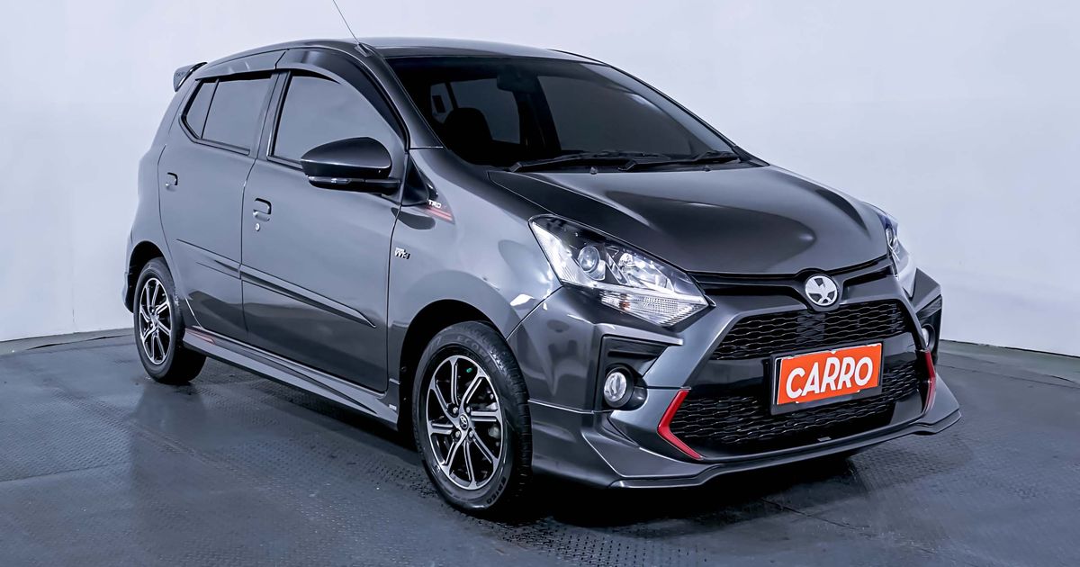 Dijual Toyota Agya 1.2 G TRD AT 2021 Abu-abu Bekas